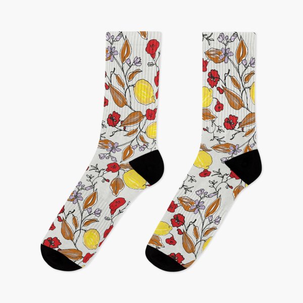 Item preview, Watercolor Lemon Pattern designed and sold by StudioGlouna.