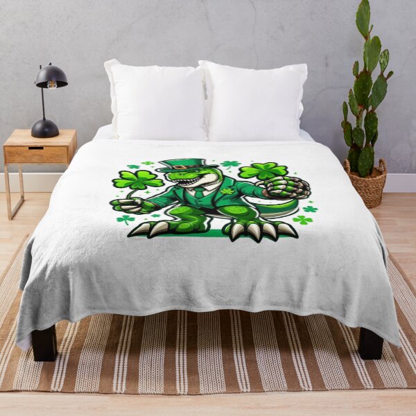 Item preview, Saint Patrick T-Rex Day Saint Paddy's Day designed and sold by GalaxyGraffiti.