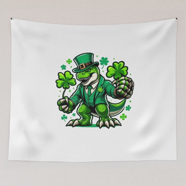 Item preview, Saint Patrick T-Rex Day Saint Paddy's Day designed and sold by GalaxyGraffiti.