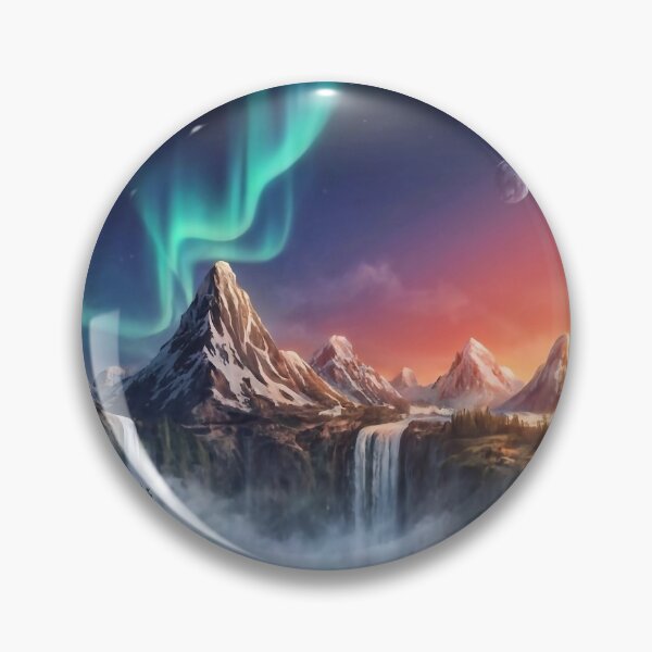 Item preview, Mountain peaks and waterfalls designed and sold by m-y-A-I-A-R-T-.