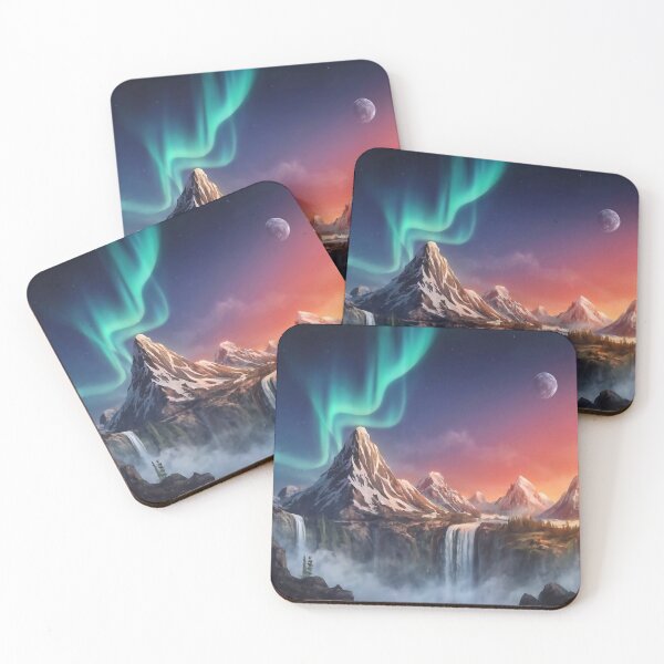 Item preview, Mountain peaks and waterfalls designed and sold by m-y-A-I-A-R-T-.