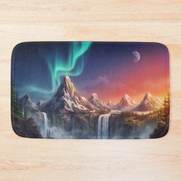 Item preview, Mountain peaks and waterfalls designed and sold by M-Y-A-R-T-.
