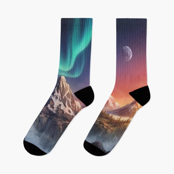 Item preview, Mountain peaks and waterfalls designed and sold by M-Y-A-R-T-.