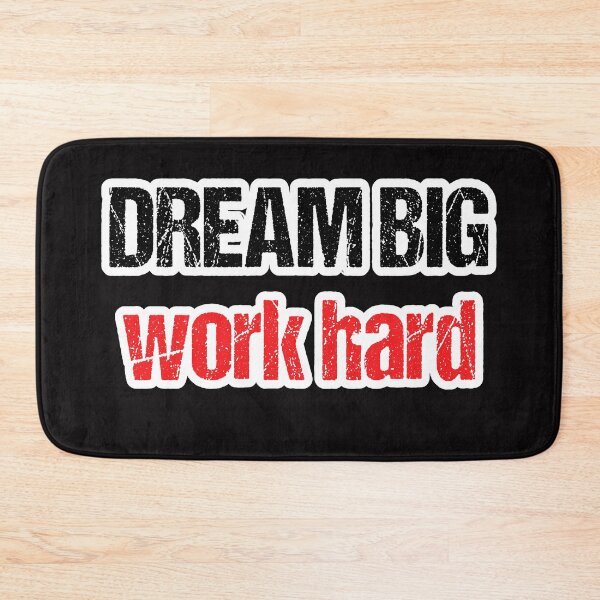 Item preview, dream big, work hard designed and sold by Aiyinyangart.