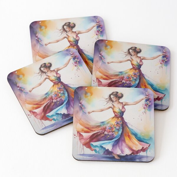 Item preview, Title: "Dance of Colors: A Symphony in Motion" designed and sold by Especiallyforu.