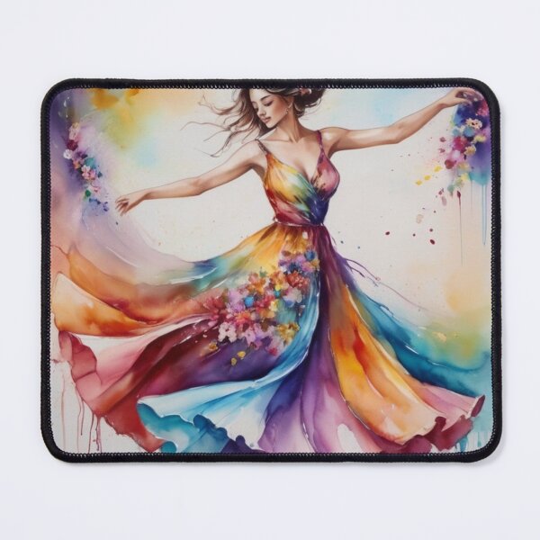 Item preview, Title: "Dance of Colors: A Symphony in Motion" designed and sold by Especiallyforu.