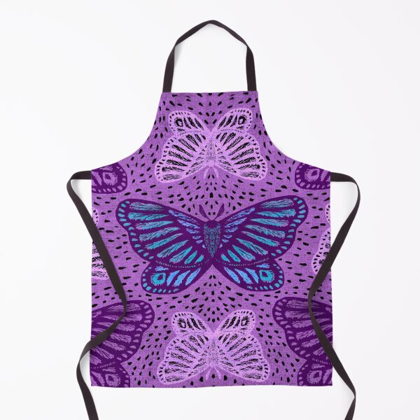 Item preview, Moths in Purple Seamless Pattern designed and sold by Rochelle Carr.