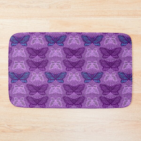 Item preview, Moths in Purple Seamless Pattern designed and sold by Rochelle Carr.