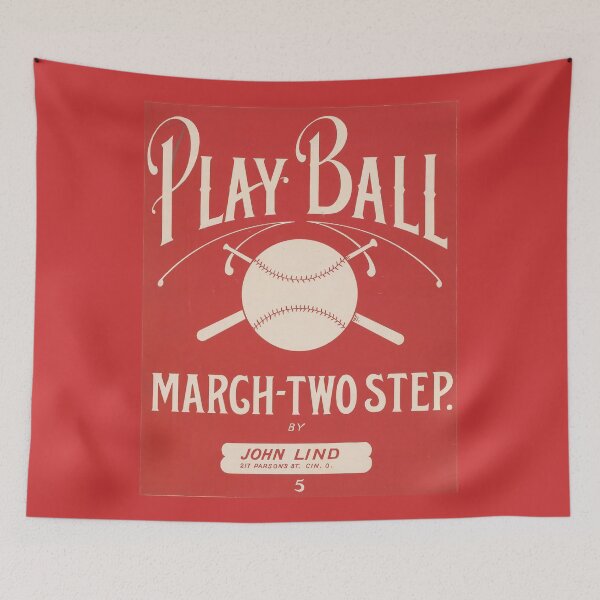 Item preview, Play Ball. Vintage Baseball Sheet Music cover. (Restored). HIGH DEFINITION designed and sold by MINDTHECHERRY.