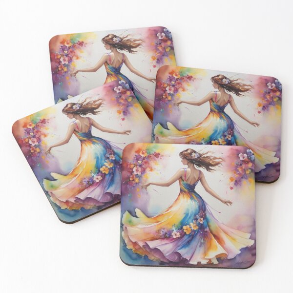 Item preview, Title: "Dance of Colors: A Symphony in Motion" designed and sold by Especiallyforu.
