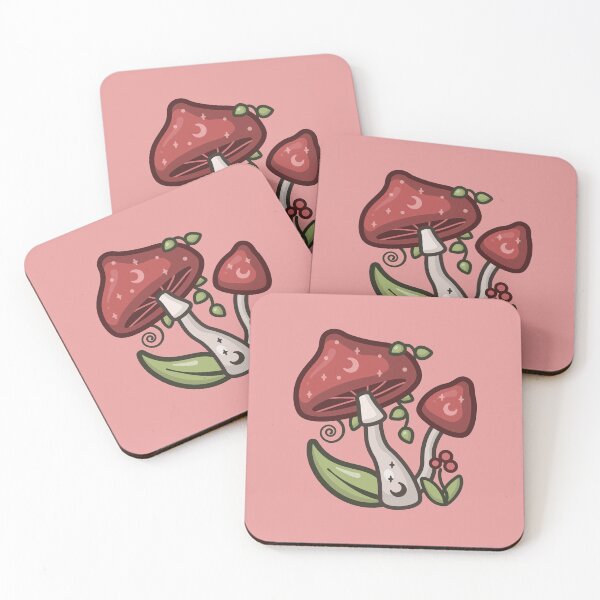 Item preview, Another Red Celestial Mushroom Group designed and sold by kaleidoscraps.