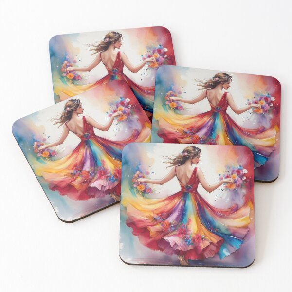 Item preview, Title: "Dance of Colors: A Symphony in Motion" designed and sold by Especiallyforu.