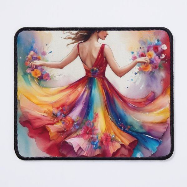 Item preview, Title: "Dance of Colors: A Symphony in Motion" designed and sold by Especiallyforu.