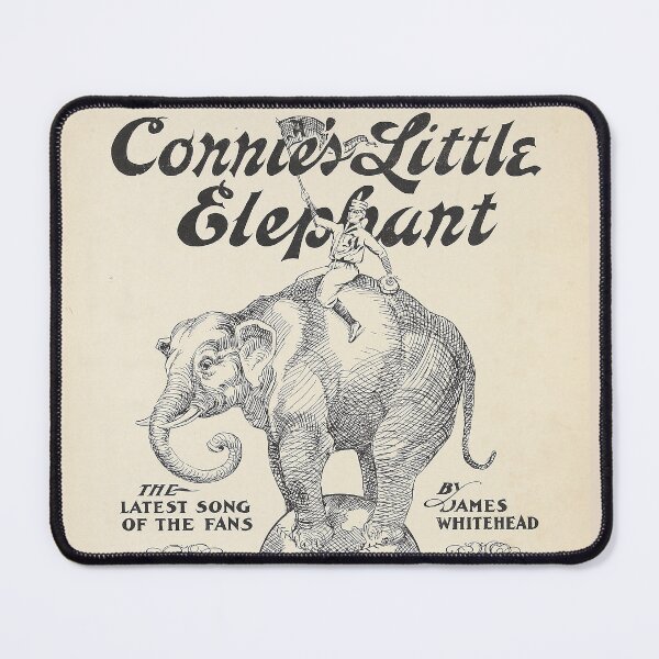 Item preview, Connies Little Elephant. Vintage Baseball Sheet Music cover. (Restored). HIGH DEFINITION designed and sold by MINDTHECHERRY.