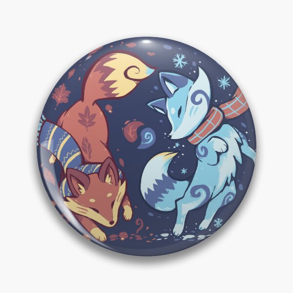 Item preview, Autumn and Snow Fox designed and sold by TechraNova.