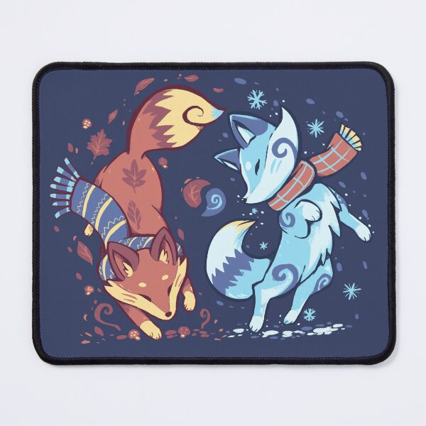 Item preview, Autumn and Snow Fox designed and sold by TechraNova.