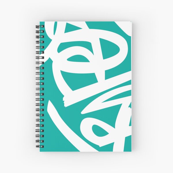Teal Street Inspired Art Spiral Notebook