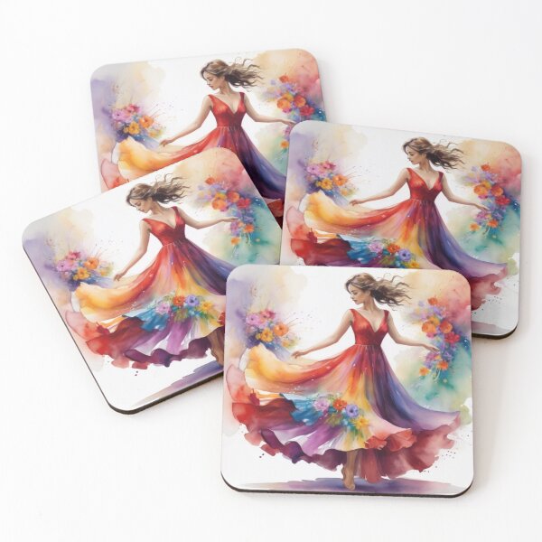 Item preview, Title: "Dance of Colors: A Symphony in Motion" designed and sold by Especiallyforu.