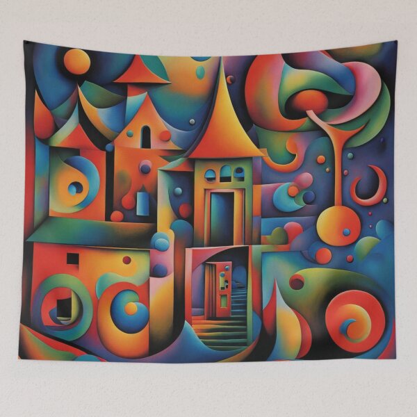 Item preview, Mandarin House : Surreal House Design designed and sold by Owl-o-the-wisp.