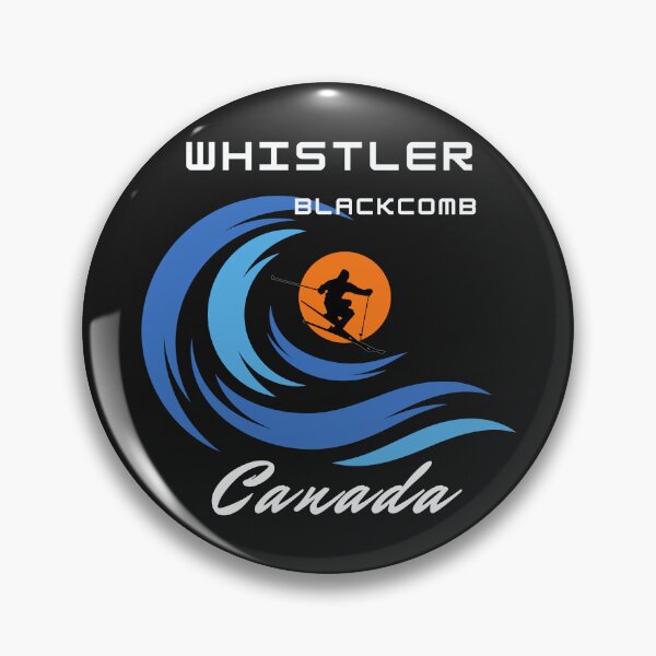 Item preview,  Whistler Blackcomb, Canada. White text.  Gift Ideas For The Ski Enthusiast. designed and sold by LindaLG.