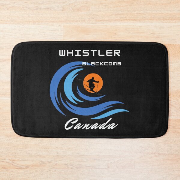Item preview,  Whistler Blackcomb, Canada. White text.  Gift Ideas For The Ski Enthusiast. designed and sold by LindaLG.