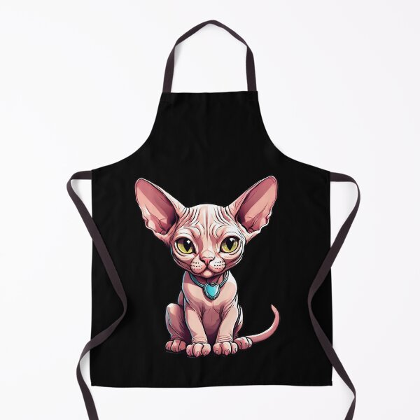 Item preview, Hairy Harry The Cute Watercolor Kawaii Sphynx Cat designed and sold by justpurrfect.