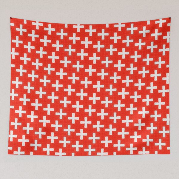 Item preview, A red and white pattern designed and sold by johndesign88.