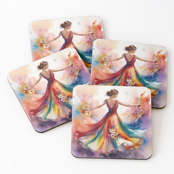 Item preview, Title: "Dance of Colors: A Symphony in Motion" designed and sold by Especiallyforu.
