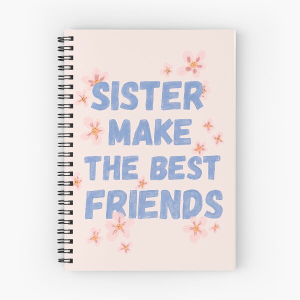 Item preview, Cherished Bonds: ‘Sisters Make the Best Friends’ Floral Artwork designed and sold by AKart19.
