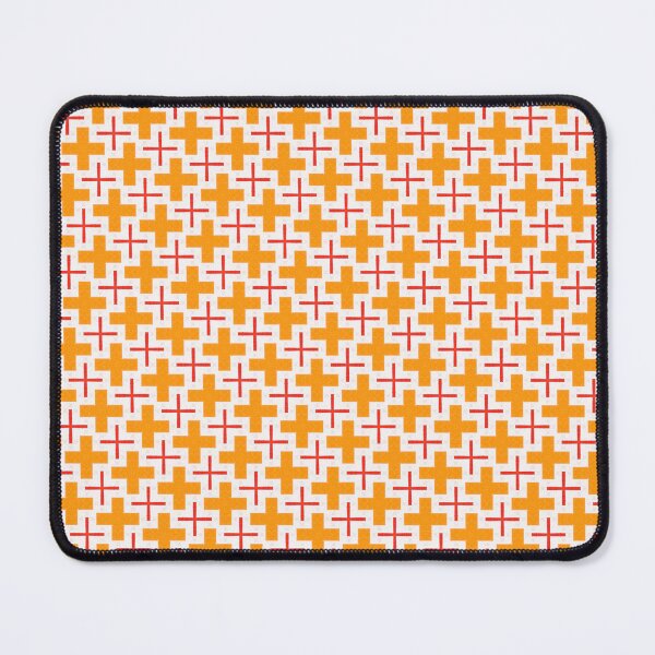 Item preview, A pattern of orange crosses designed and sold by johndesign88.