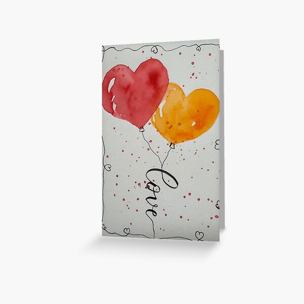 Item preview, Heart balloons love designed and sold by Iris Ludwig.