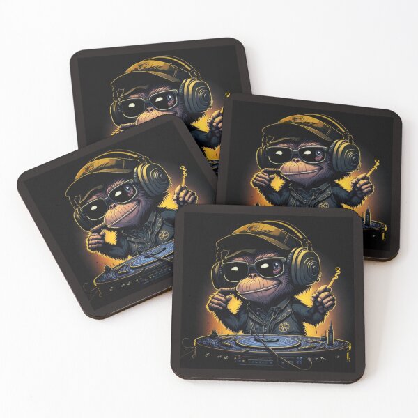 Item preview,  DJ Monkey with neon glow and mixer/dex. designed and sold by Grin.
