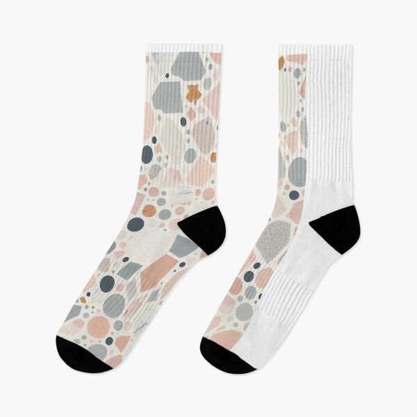 Item preview, Terrazzo - Pastel Pink Blue Grey Marble Texture  ; Abstract Pattern designed and sold by PatternInArt.