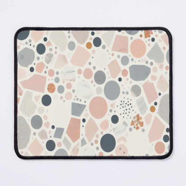 Item preview, Terrazzo - Pastel Pink Blue Grey Marble Texture ; Abstract Pattern designed and sold by PatternInArt.