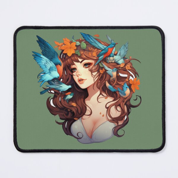 Item preview, Stickers birds beautiful colors sounds anime contour designed and sold by Mata-Win.