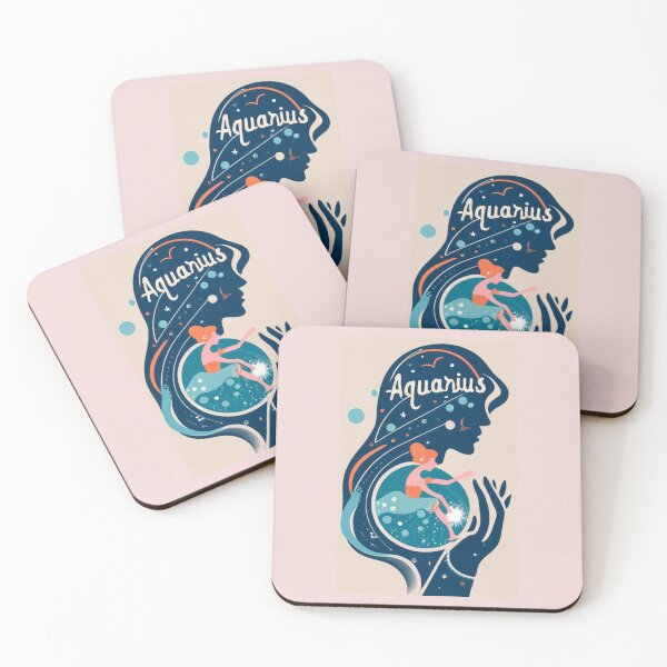 Item preview, Aquarius constellation card designed and sold by Lunarweave.