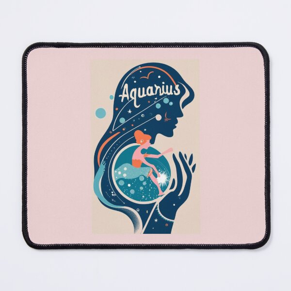 Item preview, Aquarius constellation card designed and sold by Lunarweave.