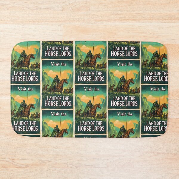 Item preview, Visit the Land of the Horse Lords - Vintage Travel Poster - Fantasy designed and sold by Fenay Designs.