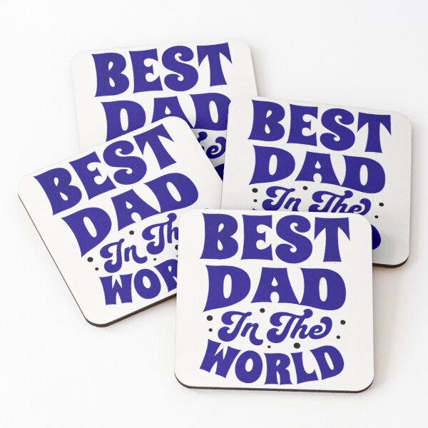 Item preview, Best Dad in the World 2024 SuperDad designed and sold by BlueGoldArt.
