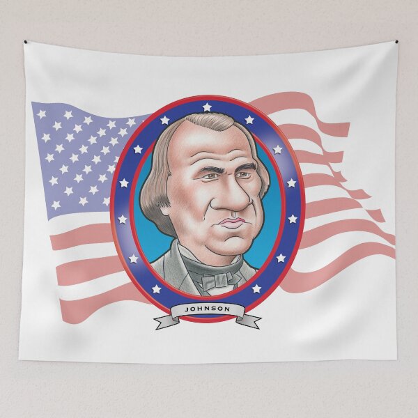Item preview, Andrew Johnson Caricature designed and sold by FunFaces.