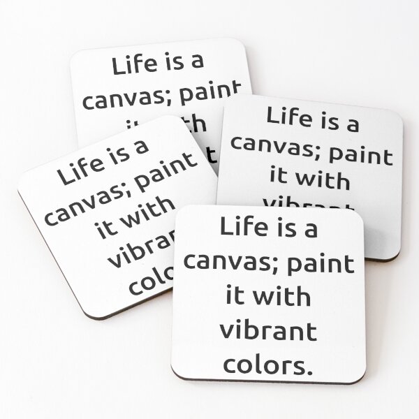 Item preview, Life is a canvas; paint it with vibrant colors. designed and sold by IMCDT.