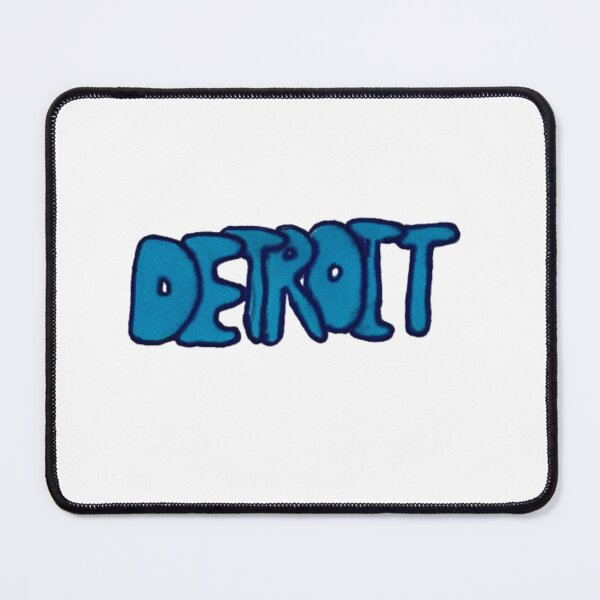 Item preview, Blue bubble lettering DETROIT designed and sold by Aesthetic117.
