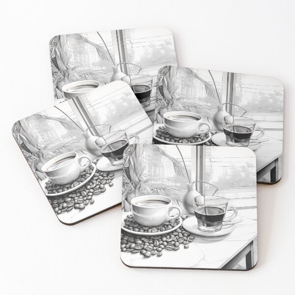 Item preview, Coffee Monotone designed and sold by Khun-Teera.