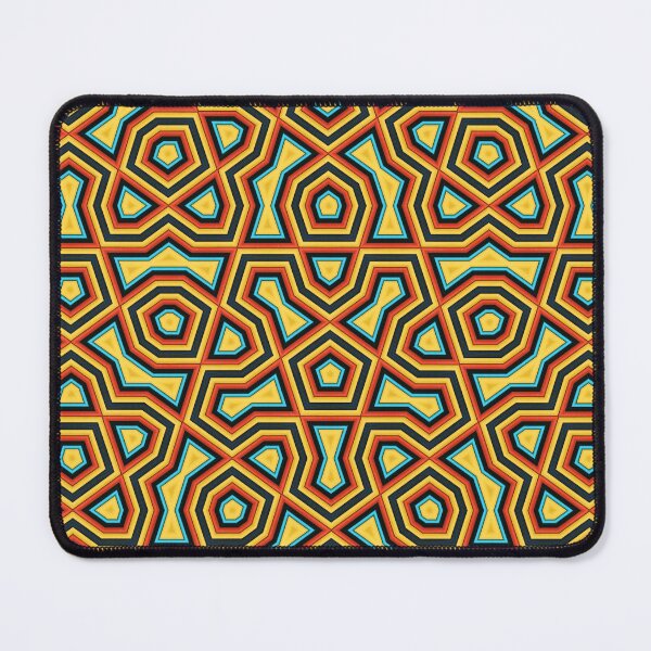 Item preview, A colorful pattern with black red and blue lines designed and sold by johndesign88.