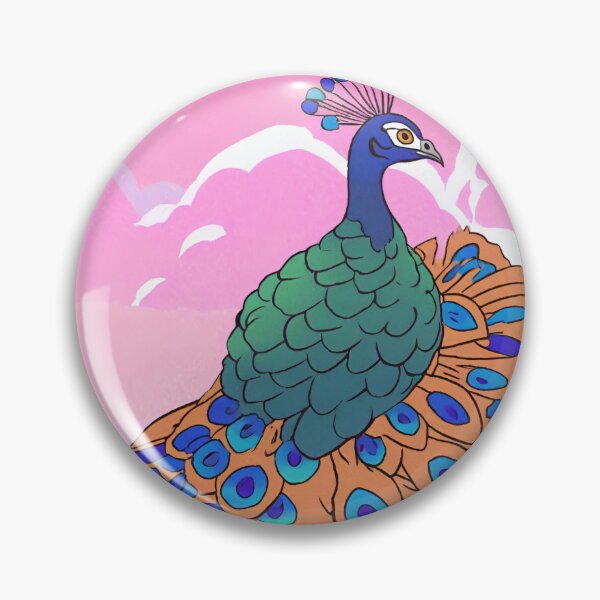 Item preview, Peacock Pink Sky designed and sold by GleamingGiant.