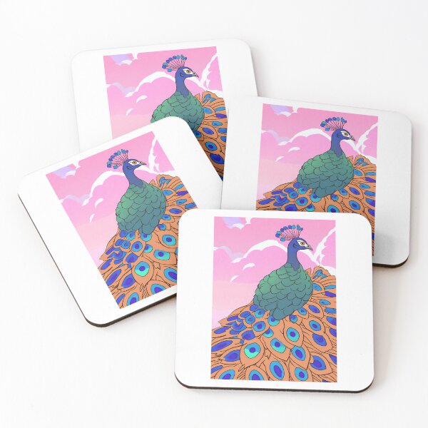 Item preview, Peacock Pink Sky designed and sold by GleamingGiant.