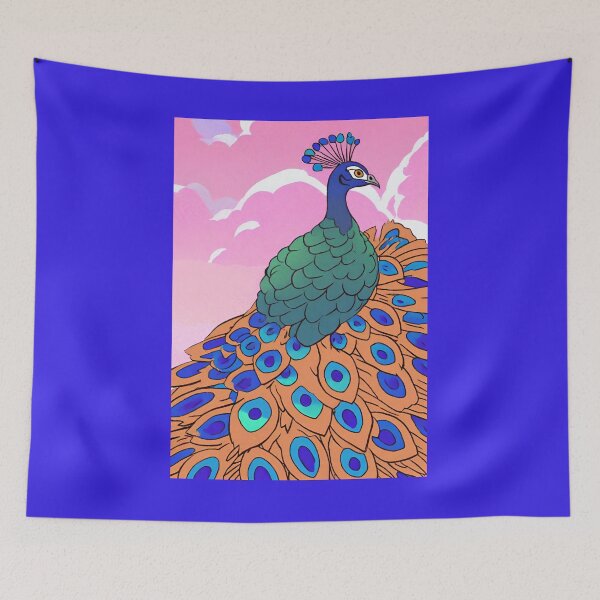 Item preview, Peacock Pink Sky designed and sold by GleamingGiant.