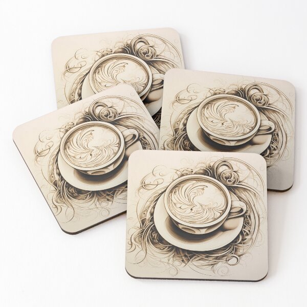 Item preview, Coffee Monotone designed and sold by Khun-Teera.