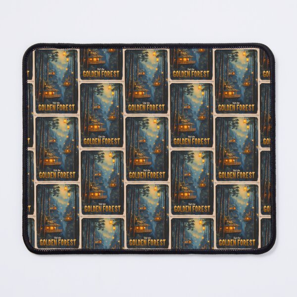 Item preview, Visit the Golden Forest - Vintage Travel Poster - Fantasy designed and sold by Fenay Designs.