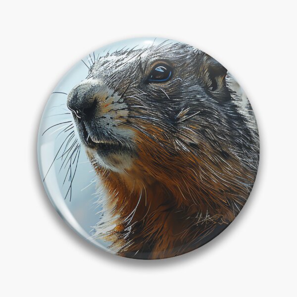 Item preview, Cute Groundhog,  Wildlife Art for all Animal Lovers designed and sold by WILDEVIOLET.